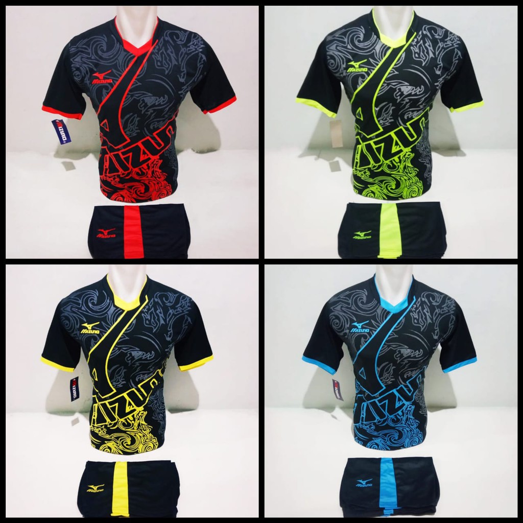 Baju kaos volly mizuno