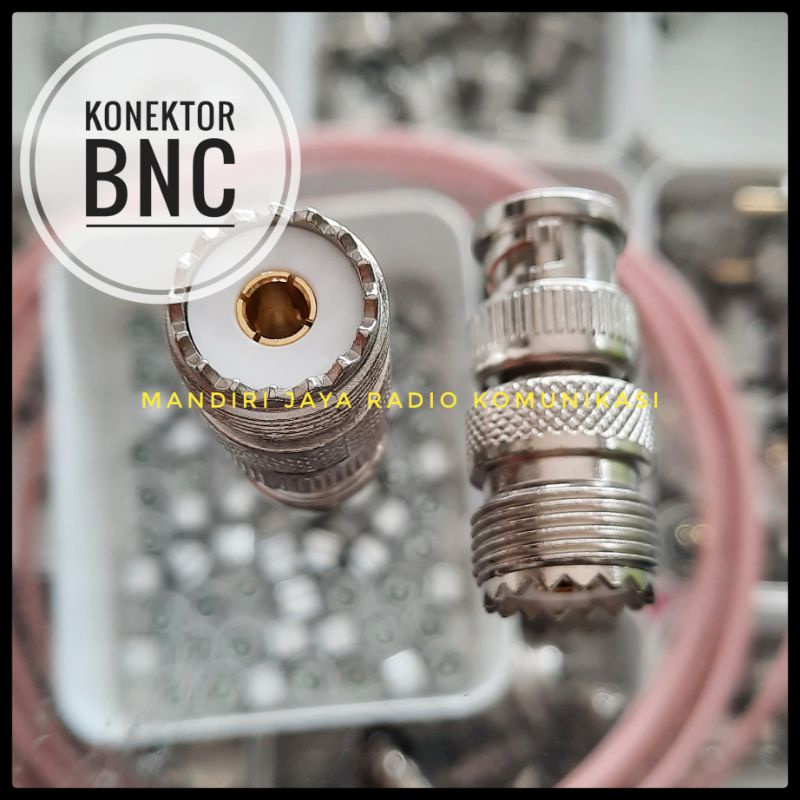 KONEKTOR BNC BUAT HT ICOM V80 DAN RIG MOTOROLA