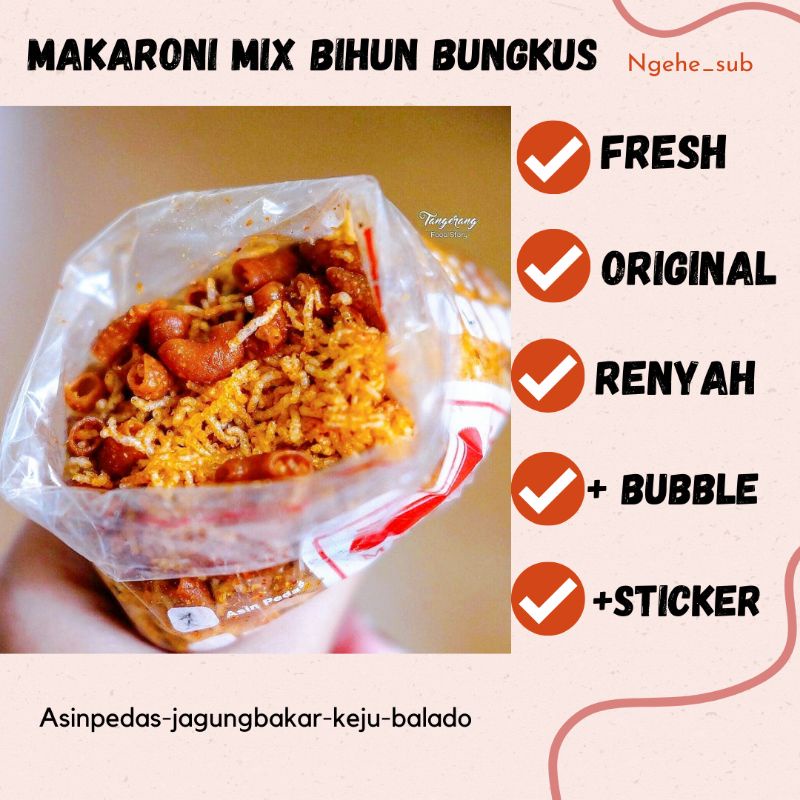 

Mix Makaroni Kering+Bihun Ngehe Termurah