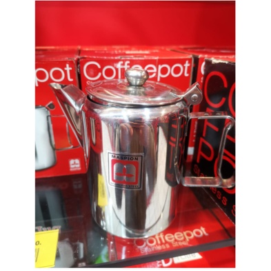Maspion Coffee Pot C / D - Teko Kopi Pot / Susu Stainless Steel 1 Liter