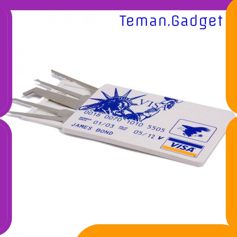 TG-DE005 Credit Card Lock Pick Set