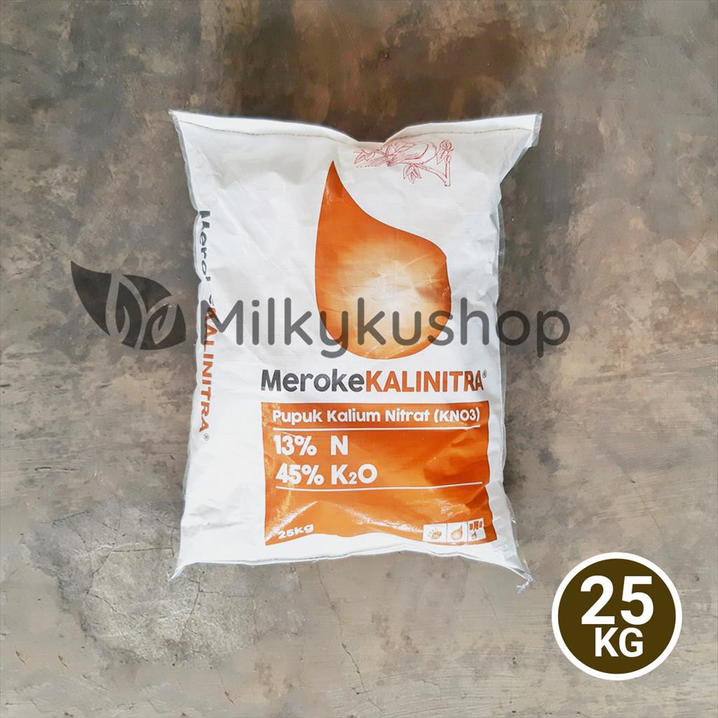 PUPUK MEROKE KALINITRA 25 KG KEMASAN PABRIK KNO3 VIA GOSEND GRAB