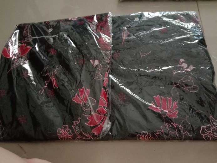 Maura Couple - Sania Ruffle Batik Couple Ori Ndoro Jowi Garansi Termurah Shopee - Batik Modern Solo