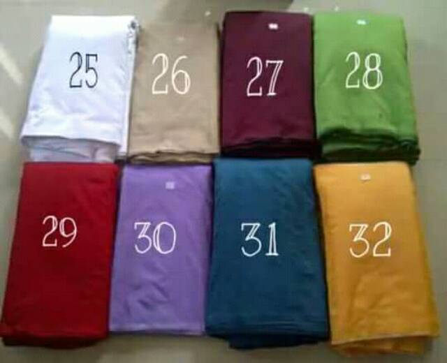 32 Pilihan warna Tenun Polosan Jepara