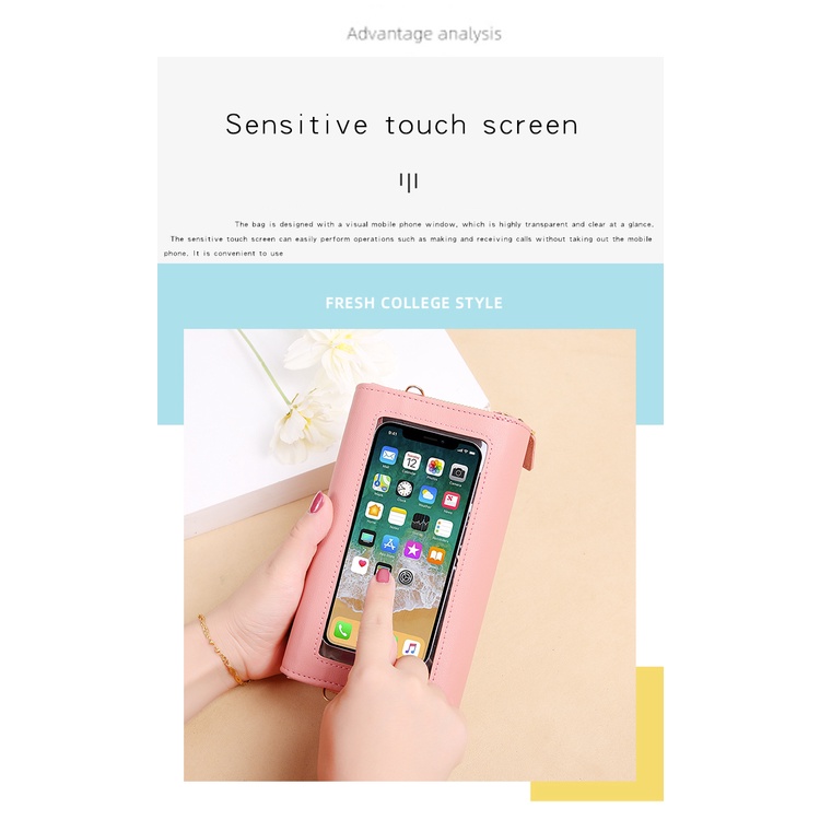 tas hp terbaru 2022 / KhatinStore Tas Selempang Wanita Terbaru Import Dompet HP Touch Screen FOREVER YOUNG 2 IN 1 FY Layar Sentuh - 382