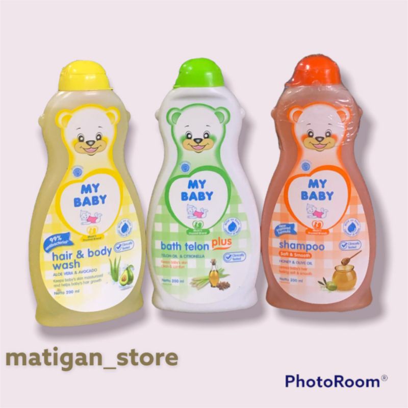 my baby 100ml-200ml (shampo,bodywash,bath telon)