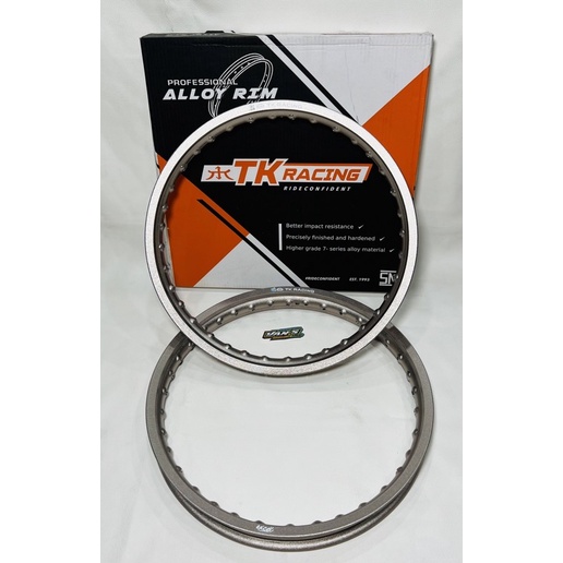 Velg Aloy TK kulit jeruk 18 x 160 TK RACING bronze coklat excel dan Kilat