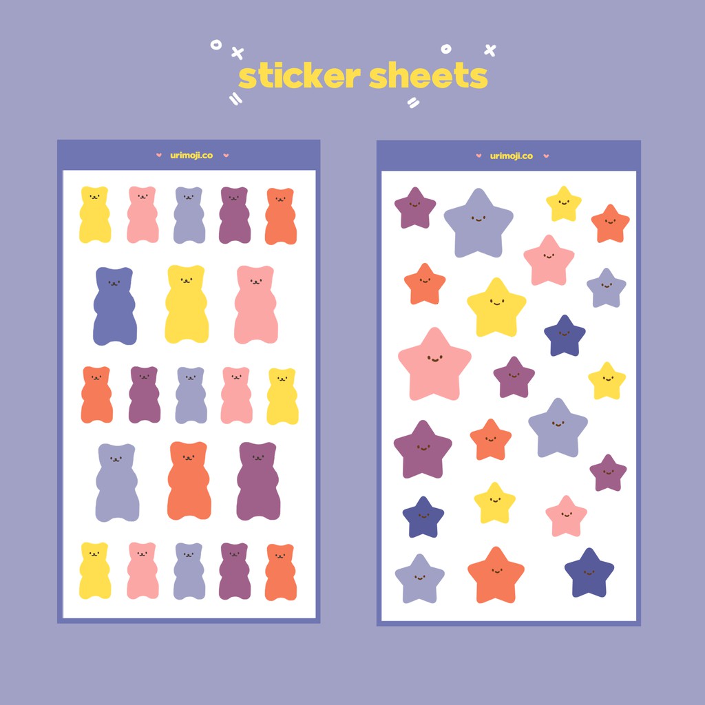 

Pastel sticker collection by urimoji.co