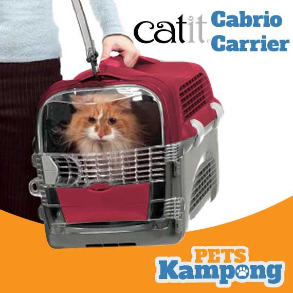 Tas travel kucing Catit cabrio pet carrier bisa selempang dan tenteng