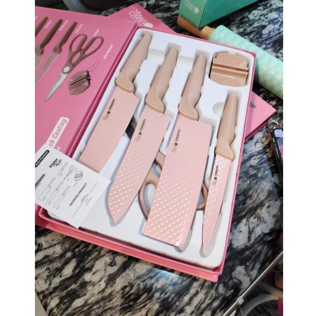 KNIVE SET PISAU DAPUR STEINCOOKWARE DEBM TERMURAH ,.,. , ,. .