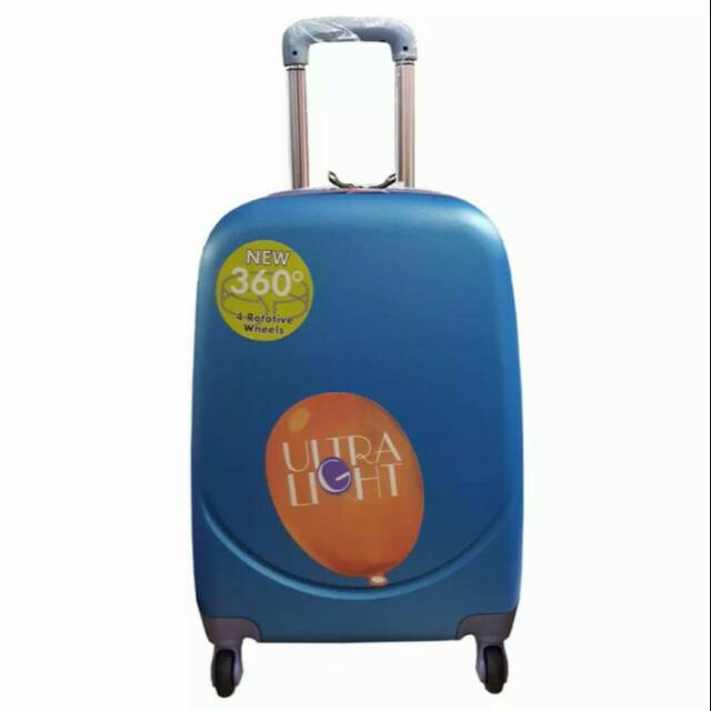 Polo Hoby koper hardcase luggage 20 inchi original - biru