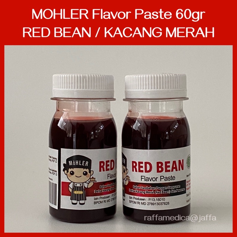 Pasta Perisa Pewarna MOHLER 60gr - RED BEAN / KACANG MERAH