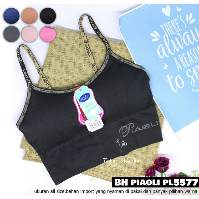 PIAOLI  SPORT BR/BH  PUSH  UP/BRA  TANPA  KAWAT/BRA  TANPA BUSA