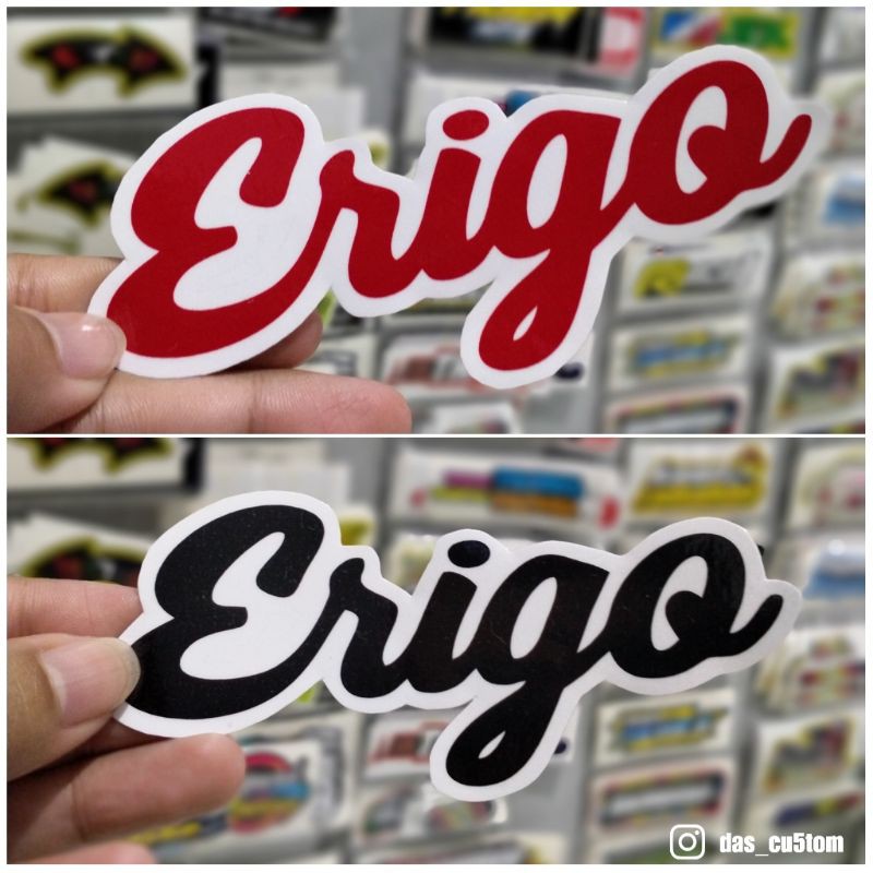 sticker printing ERIGO