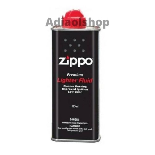 Paket Komplit Minyak Zippo + Batu Zippo + Kapas + Sumbu Zippo Original