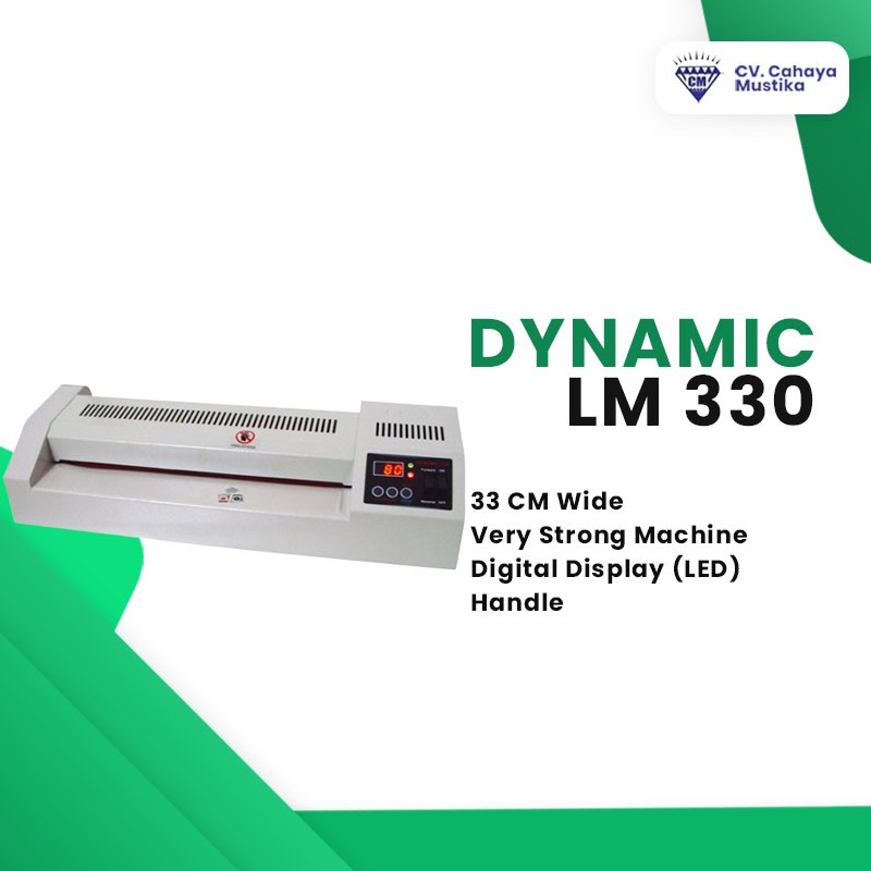 

Jual Mesin Laminating Malang - Binding Mesin Dynamic LM330