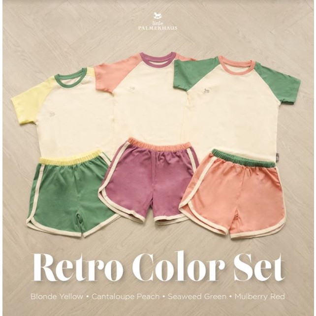 Little Palmerhaus Vintage Color Set Setelan Anak 1 - 6 Tahun