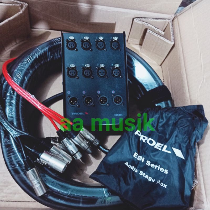 SNAKE KABEL PROEL EBN-804 - 8in/4out