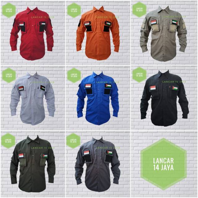 Kemeja Tactical | Kemeja Lapangan | Outdoor