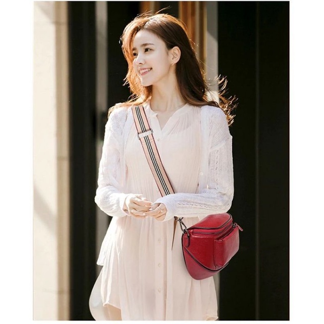 Tas Selempang Terbaru 2021 Tas Waistbag Wanita TAs Selempang TErlaris Tas Bahu WAnita Wanita Tas Viral 2021 Tas Selempang Korea Tas Bahan Kulit Jeruk Tebal
