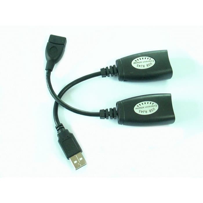 USB CAT5/CAT5E/6 RJ45 Ethernet Extender LAN Extension cabel adapter LAN