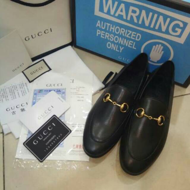 Pelunasan dp po ori leather sepatu gucci brixton unisex high quality
