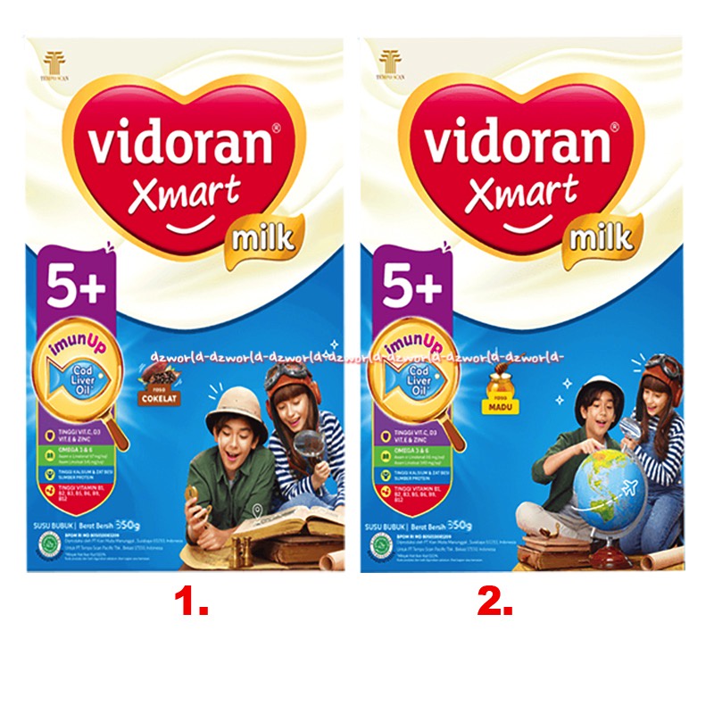 

Vidoran Xmart 5+ Milk Rasa Madu Vanilla 5 325gr Susu Untuk 5tahun Fidoran Smart 5 Plus Vidoran 5 Vanila