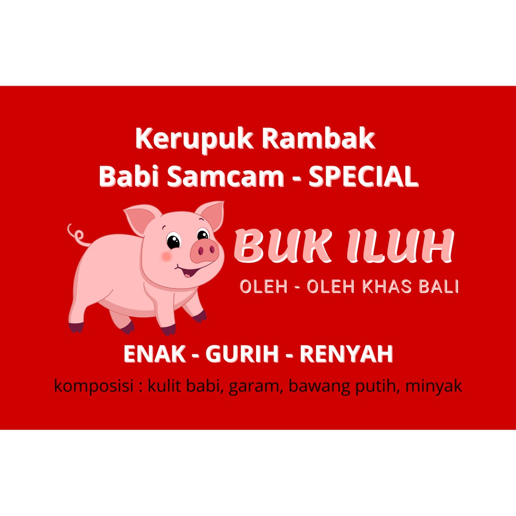 

Rambak Babi Samcam Special - Oleh Oleh Khas Bali