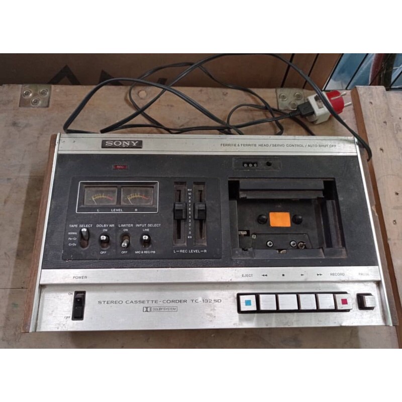 Popstoreindo - Sony Tape Deck Stereo TC-132 SD