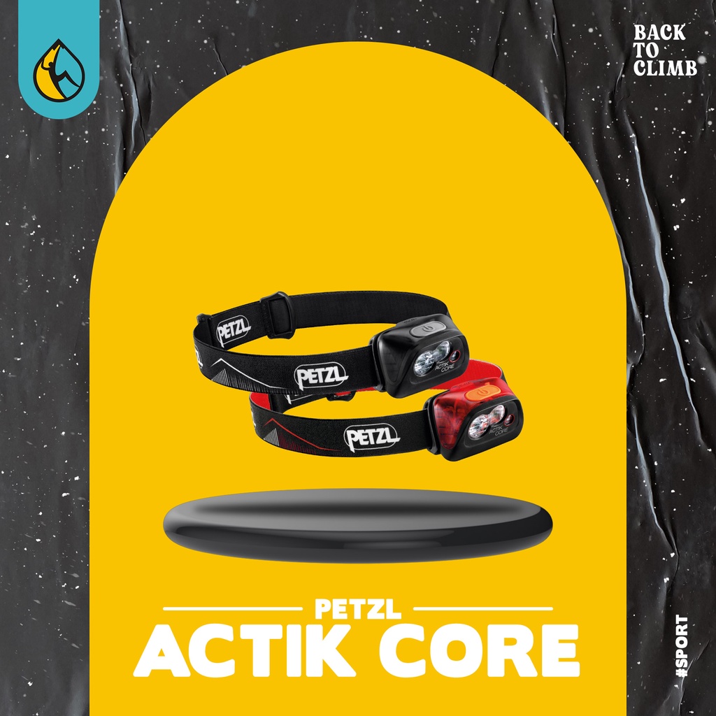 Petzl actik core 450 lumens Headlamp Outdoor keren