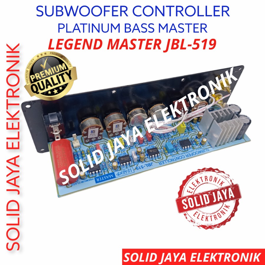 KIT TONE CONTROL SUBWOOFER SUB JBL 519 JBL-519 JBL519 SUBWOOFER SUB WOOFER LOW BASS LOW CONTROLLER PLUS PANEL PLATINUM PREAMP PRE AMP SUB LOW SUBWOOFER PRE AMP LEGEND MASTER ASLI ORIGINAL