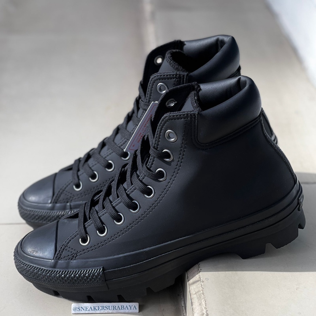 Converse All Star 100 Workboot Chunk Hi Black