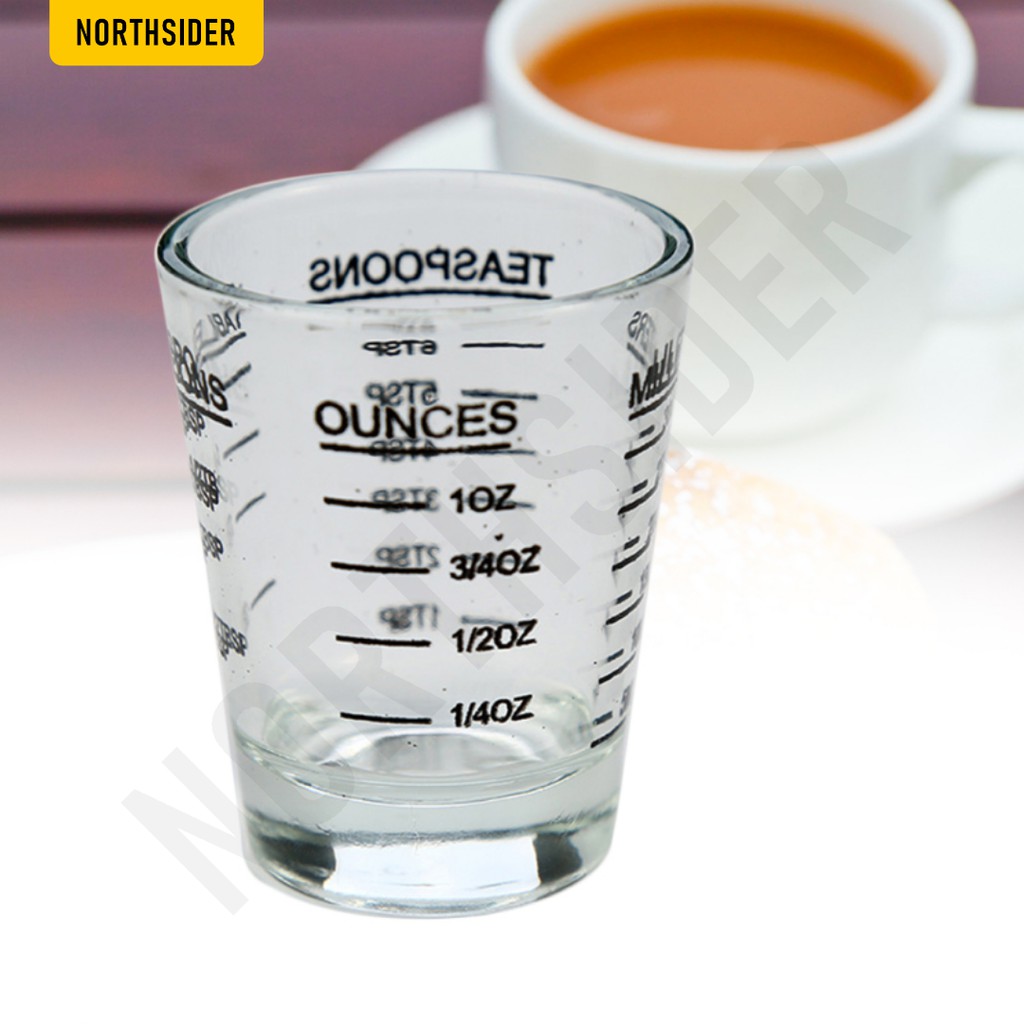 Espresso shot glass - gelas ukur kopi - sloki