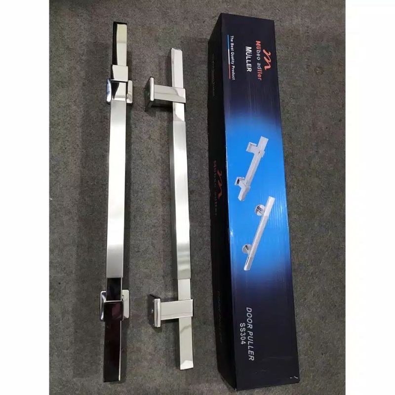 HANDLE PINTU MINIMALIS STAINLESS 60cm MULLER/ TARIKAN PINTU MULLER MULLER 60cm
