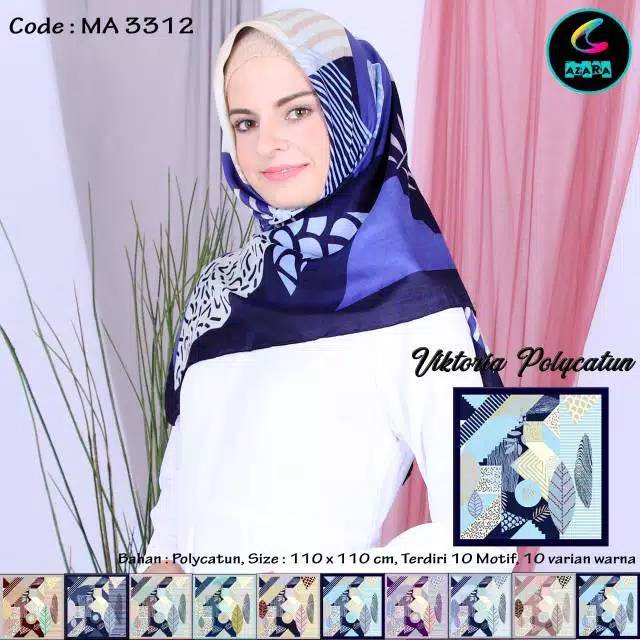 KERUDUNG VICTORIA AZARA MOTIF / HIJAB SEGIEMPAT