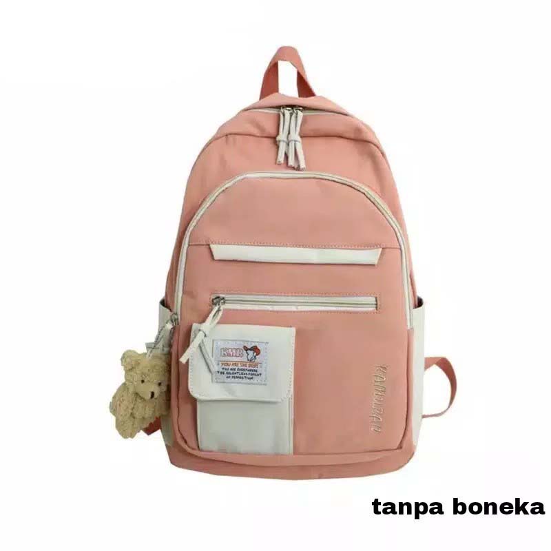 TAS SEKOLAH WANITA SIMPEL SAKU DEPAN TANPA BONEKA ARISTA 2022-3
