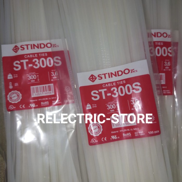 nylon kabel ties stindo 3,6 x 300 mm / kabel ties stindo 3.6 x 300 mm