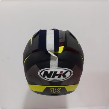 HELM NHK GP1000 AXION FULL FACE MOTIF AXION NHK GP1K BLACK DOFF YELLOW