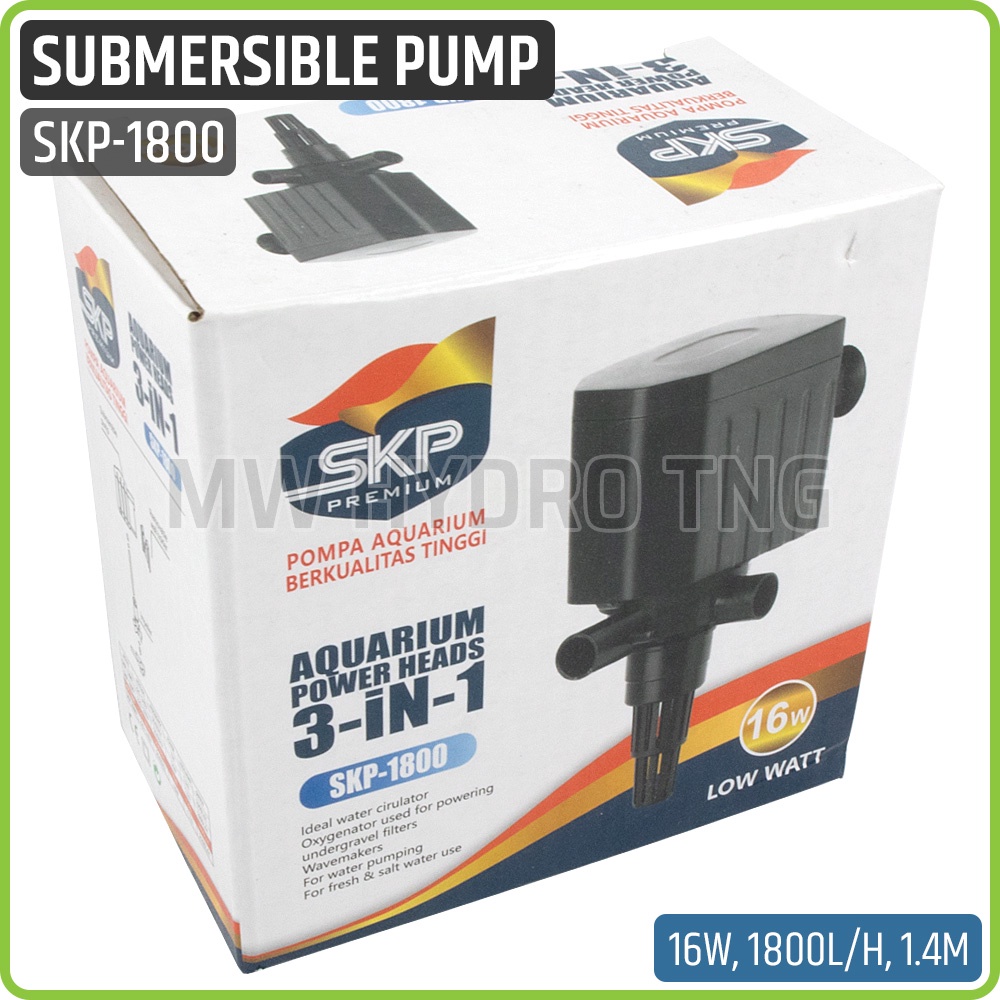 Submersible Water Pump SKP 1800, 3 in 1, Pompa Air Celup SKP-1800