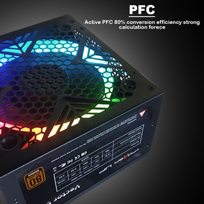 Power Supply 650W 3Power Up VECTOR 650 80+ BRONZE 8 PIN / PSU 650w