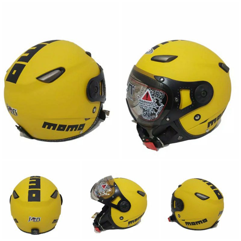 Helm Bogo Jpn Momo kuning Doff