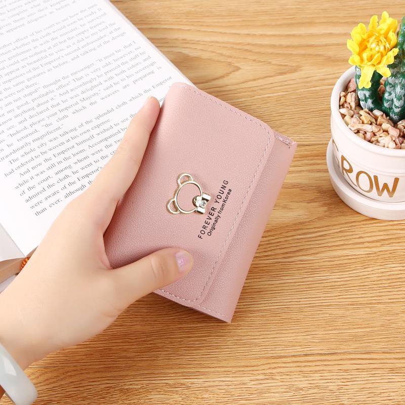 ♥TMALL88♥ Dompet Lipat Pendek 6021 / A40  Warna Warni Forever Young / Wallet Cewek C9-1