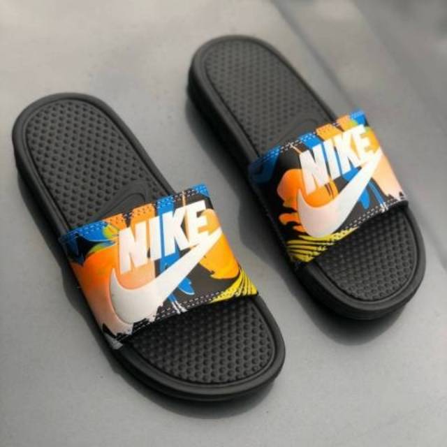 Sandal Nike FLIP-FLOP Benassi, Nike bennasi Slides, Sandal Slop Pria nike, Sandal Slide Nike bennasi