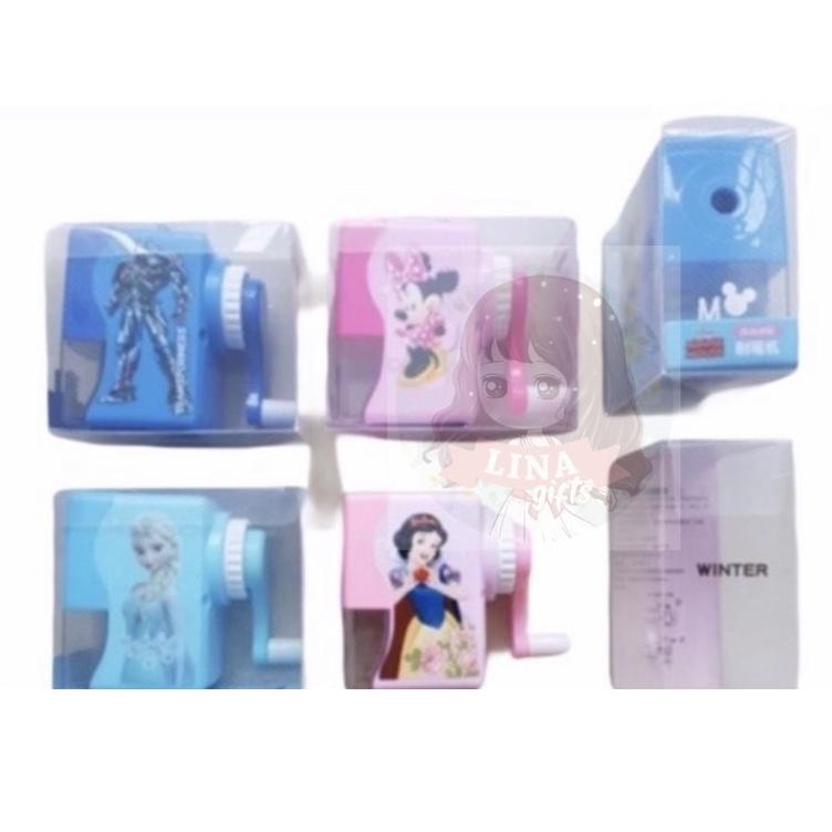

Stok lagi. Stok#b18.☛ SERUTAN PENSIL/ MEJA/ TABLE SHARPENER/ RAUTAN PUTAR TRANSFORMER FROZEN MICKEY