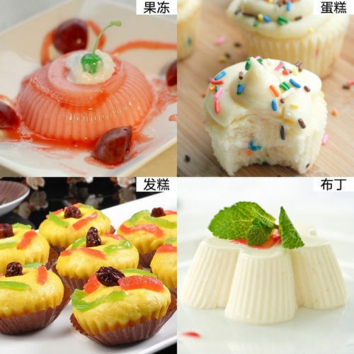 12 Pcs Cetakan Kue Cupcake Bahan Silikon Untuk Alat Dapur