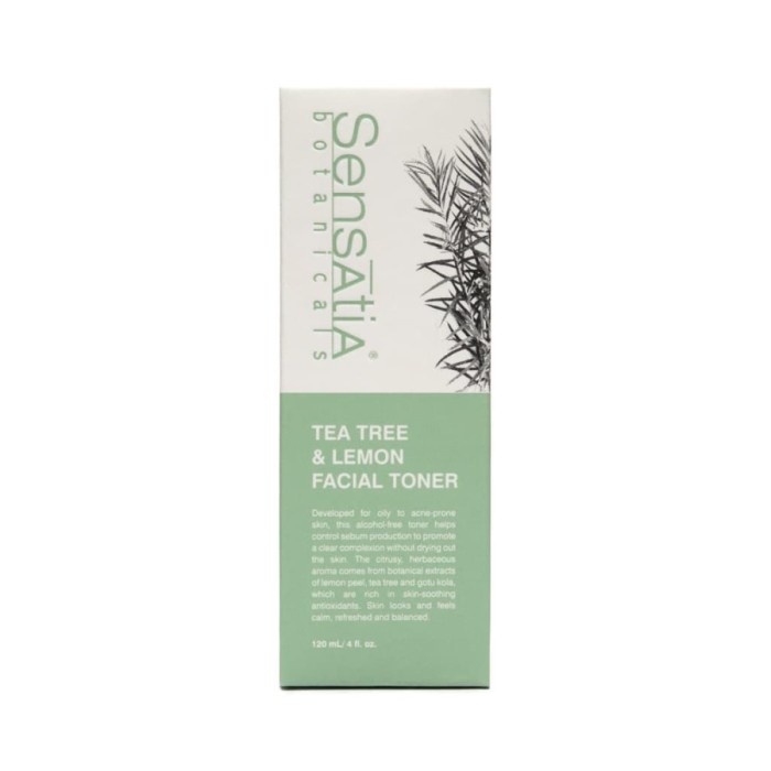 Sensatia Tea Tree  Lemon Facial Toner / Toner Wajah