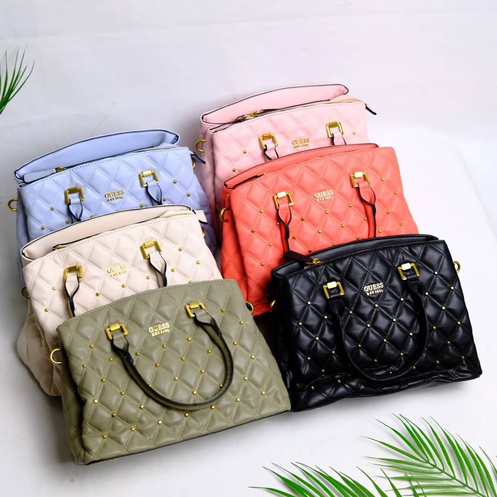 TAS WANITA GS QUILTED PEARL GS205 SLING BAG PREMIUM IMPORT