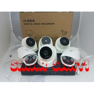 Paket Camera Cctv 3MP 8CH 6 CAMERA AHD ( Komplit Tinggal pasang )