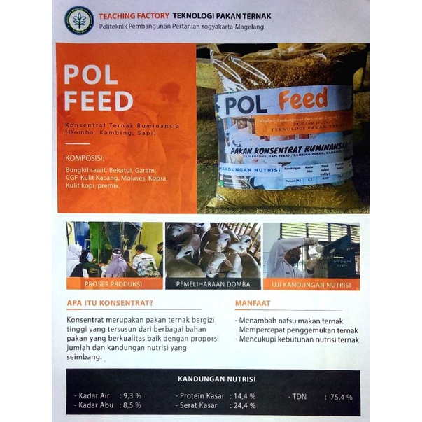 Konsentrat Ruminansia (Sapi Kambing Domba)