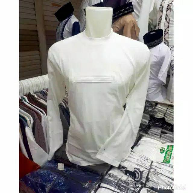 Tys0075 Kaos Dalam Pria Lengan Panjang Haji Umroh/ Kaos Haji